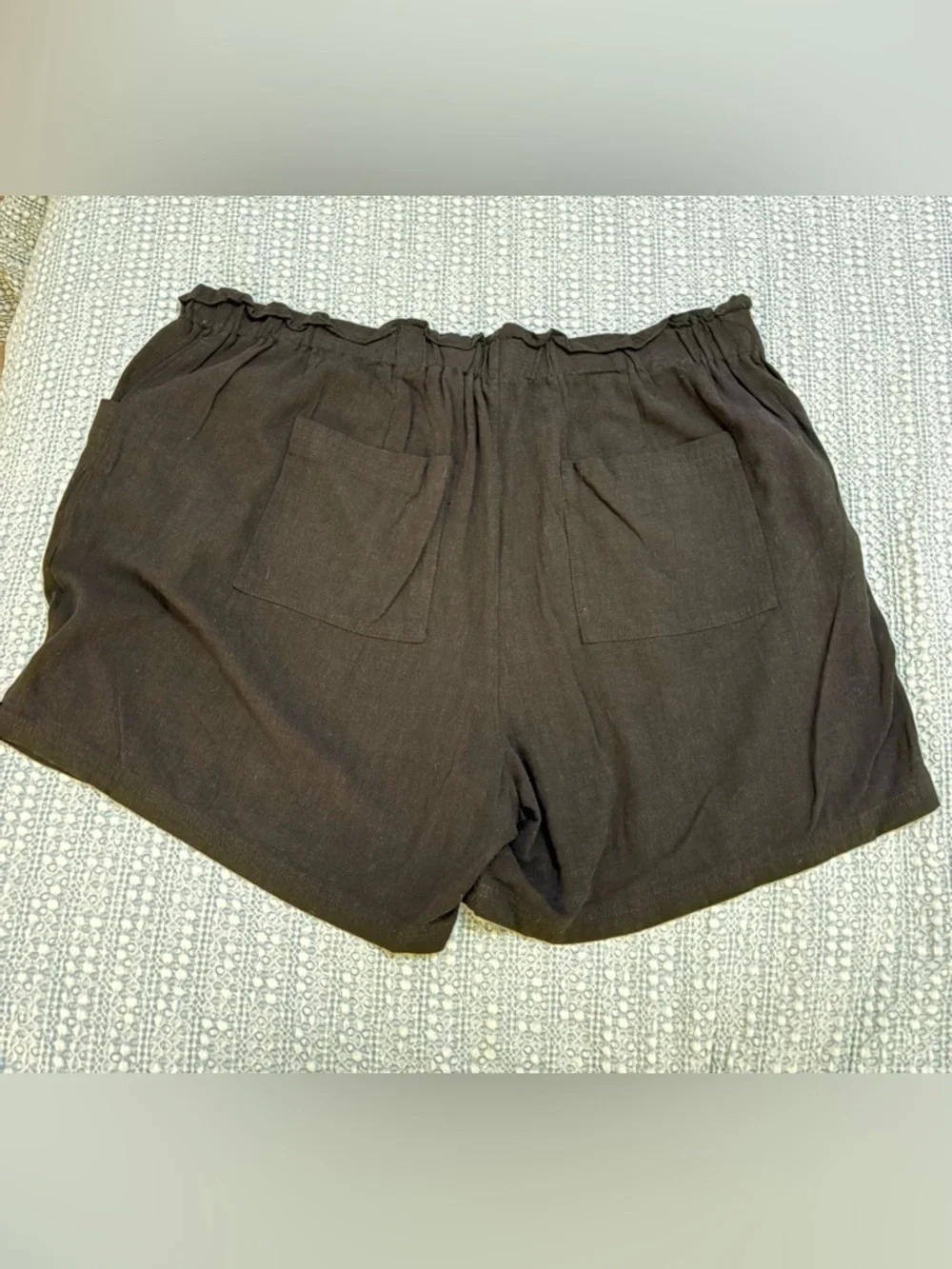 Maurices Black Elastic-Waist Shorts sz 2X